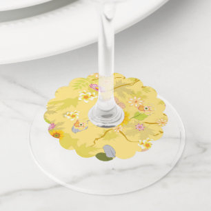 Étiquette Pour Verre De Vin Jungle imaginaire 5