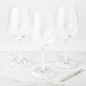Étiquette Pour Verre De Vin Juste Noté Blanc (Lot)