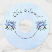 Étiquette Pour Verre De Vin Les Invités Écrivent Leur Propre Nom. (Devant)