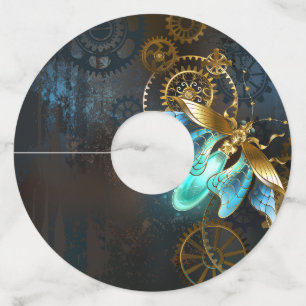 Étiquette Pour Verre De Vin Luciole de vapeur