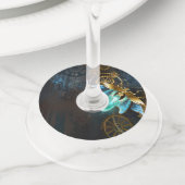 Étiquette Pour Verre De Vin Luciole de vapeur (De près)