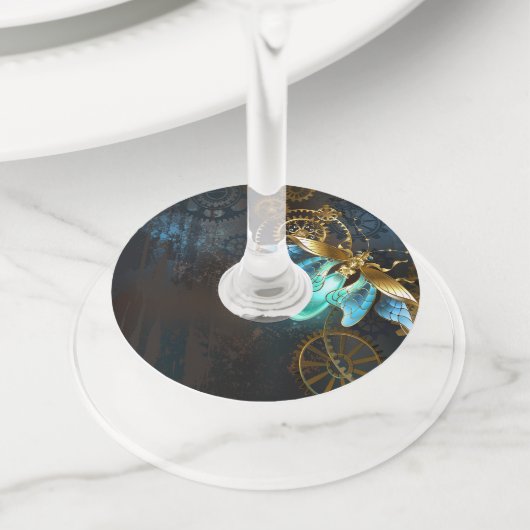 Étiquette Pour Verre De Vin Luciole de vapeur (De près)