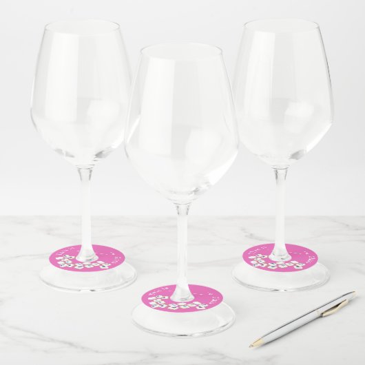 Étiquette Pour Verre De Vin Mahjong Tiles Dot Crak Bam (Lot)