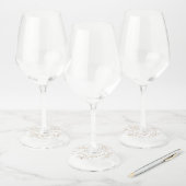 Étiquette Pour Verre De Vin Mandala 2 (Lot)