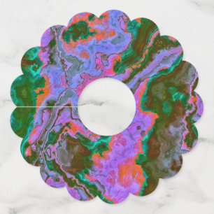 Étiquette Pour Verre De Vin Marbre aigre