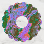 Étiquette Pour Verre De Vin Marbre aigre (Dos)