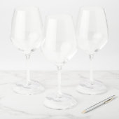 Étiquette Pour Verre De Vin Marbre Blanc (Lot)