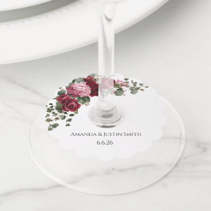 Étiquette Pour Verre De Vin Mariage