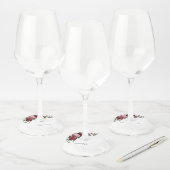 Étiquette Pour Verre De Vin Mariage (Lot)