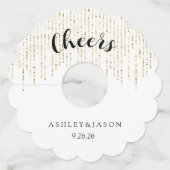 Étiquette Pour Verre De Vin Mariage (Devant)