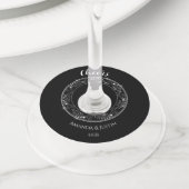 Étiquette Pour Verre De Vin Mariage  (De près)