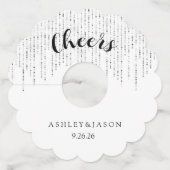 Étiquette Pour Verre De Vin Mariage (Devant)