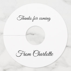 Étiquette Pour Verre De Vin merci de venir ajouter un message texte