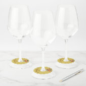 Étiquette Pour Verre De Vin "Merci pour vous !" (Lot)