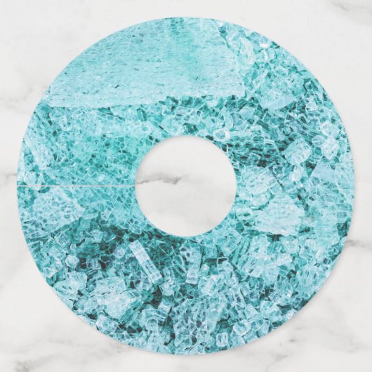 Étiquette Pour Verre De Vin morceaux d'intégration mentale (Devant)