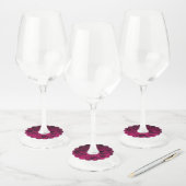 Étiquette Pour Verre De Vin Motif de coeur 18 (Lot)