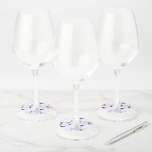 Étiquette Pour Verre De Vin Motif géométrique 13 (Lot)