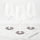Étiquette Pour Verre De Vin Motif géométrique 29 (Lot)