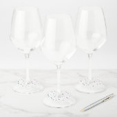 Étiquette Pour Verre De Vin Motif géométrique 32 (Lot)