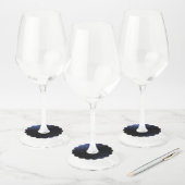 Étiquette Pour Verre De Vin Motif Gradient 4 (Lot)