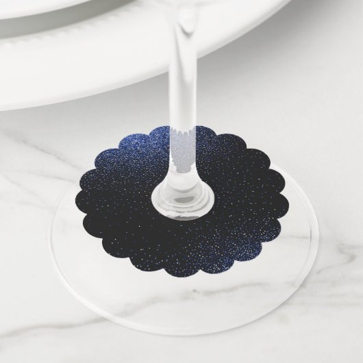 Étiquette Pour Verre De Vin Motif Gradient 4 (De près)