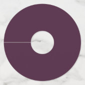 Étiquette Pour Verre De Vin Motif Triangles (Dos)