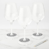 Étiquette Pour Verre De Vin Motifs ethniques 2 (Lot)