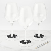 Étiquette Pour Verre De Vin Notes musicales 2 (Lot)