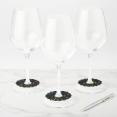 Étiquette Pour Verre De Vin Notes musicales 5 (Lot)