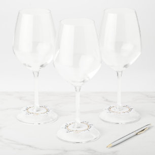 Étiquette Pour Verre De Vin Notre bonheur jamais après