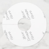 Étiquette Pour Verre De Vin Nouveaux articles personnalisables (Dos)