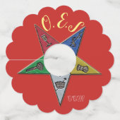 Étiquette Pour Verre De Vin Ordre de l'État de l'Est (Devant)