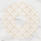 Étiquette Pour Verre De Vin Ornements de luxe 20 (Devant)