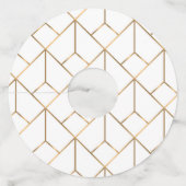 Étiquette Pour Verre De Vin Ornements de luxe 4 (Dos)