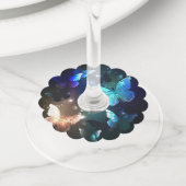 Étiquette Pour Verre De Vin Papillon de nuit (De près)