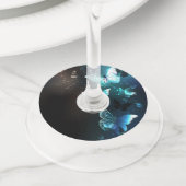 Étiquette Pour Verre De Vin Papillons de nuit (De près)