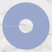 Étiquette Pour Verre De Vin Periwinkle (Devant)