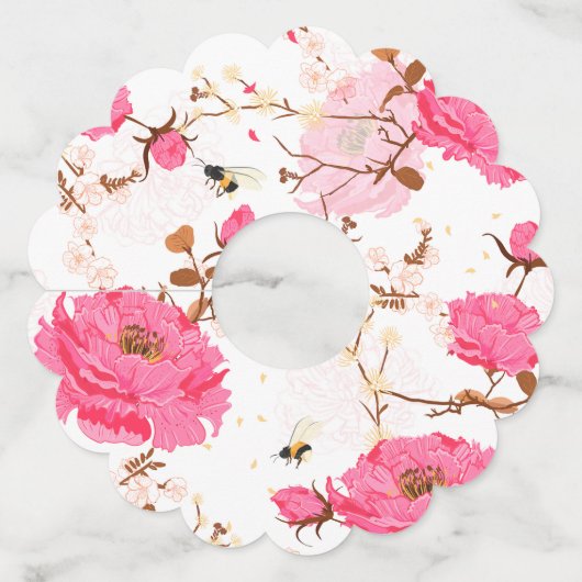 Étiquette Pour Verre De Vin printemps (Devant)