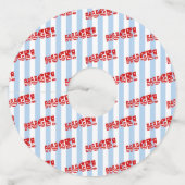 Étiquette Pour Verre De Vin Réception de dîner de célébration ÉNORME de Trump (Devant)