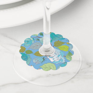 Étiquette Pour Verre De Vin Rose 23