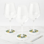 ÉTIQUETTE POUR VERRE DE VIN ROSES 2 (Lot)