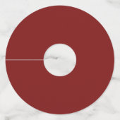 Étiquette Pour Verre De Vin Rouge Clair de Lune (Dos)