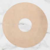 Étiquette Pour Verre De Vin Russe Citrouille d'automne Mariage de automne (Dos)