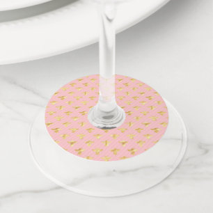 Étiquette Pour Verre De Vin Série Princess Bee Design #7