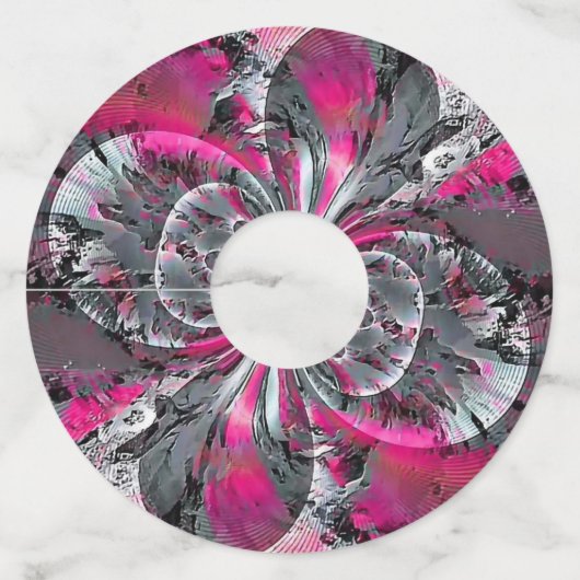 Étiquette Pour Verre De Vin Signaux mixtes (Devant)