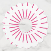 Étiquette Pour Verre De Vin Soleil 15 (Devant)