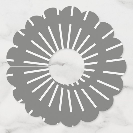 Étiquette Pour Verre De Vin Soleil 6 (Devant)