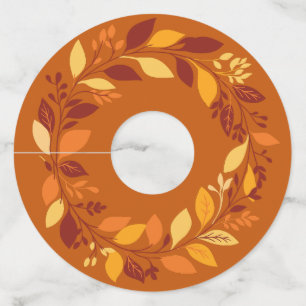 Étiquette Pour Verre De Vin "Splendor d'automne"