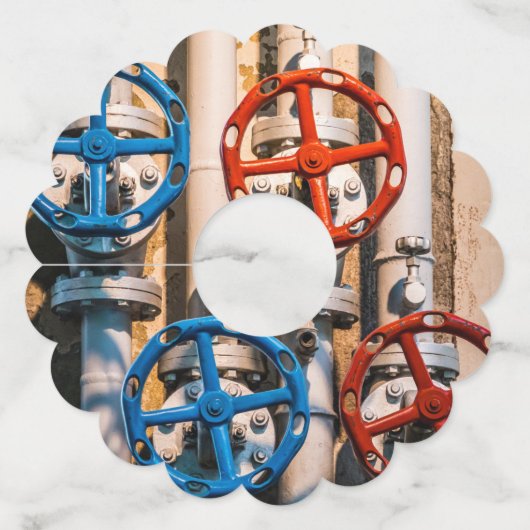 Étiquette Pour Verre De Vin Stopcock au Schiffbau, Zurich (Dos)