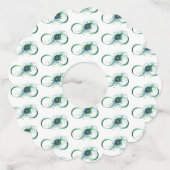 Étiquette Pour Verre De Vin Symbole de l'Infinity (Devant)